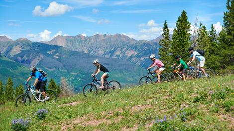 Mountain biking in Vail, Colorado