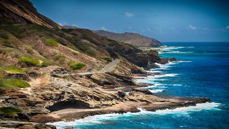 Recorrido increíble en automóvil por la costa de Hawaii 