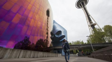 El Museum of Pop Culture, abreviado como MoPOP, en Seattle, Washington El Museum of Pop Culture, abreviado como MoPOP, en Seattle, Washington