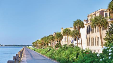 The Battery waterfront in Charleston, South Carolina