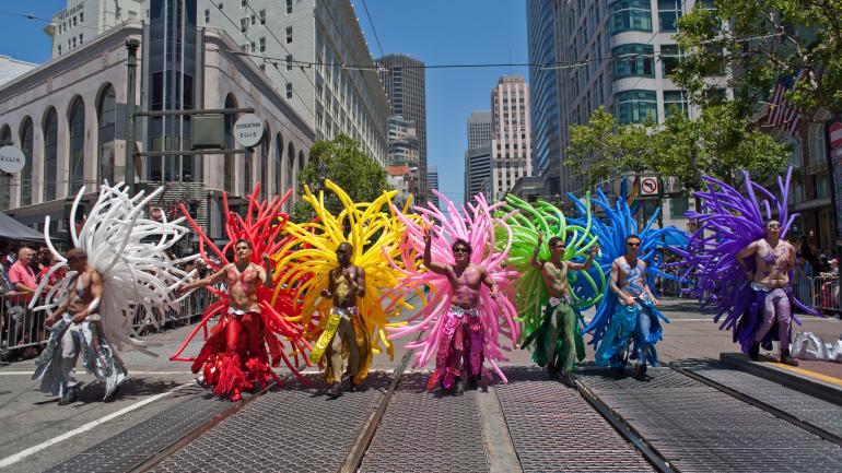 San Francisco Pride Parade Balloon Contingent
