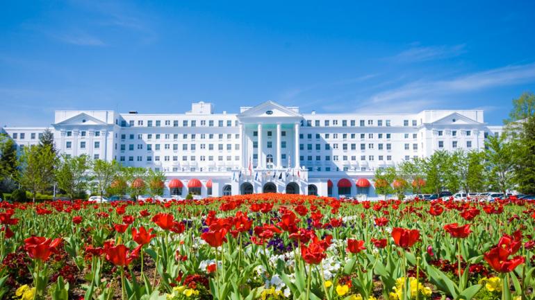 This historic resort in White Sulphur Springs, West Virginia, offers plenty of opportunities to get outside and enjoy some fresh air.