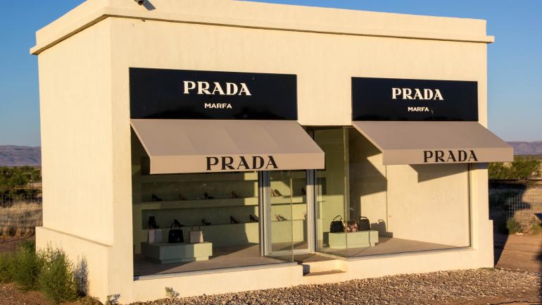 Prada Marfa, a pop-art exhibit west of town that looks just like a Prada storefront