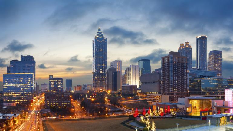 亚特兰大天际线全景 亚特兰大天际线全景
