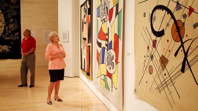 Exhibición de artes plásticas en el Appleton Museum of Art