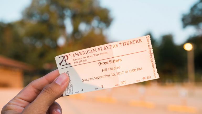 American Players Theater 剧院的门票 American Players Theater 剧院的门票
