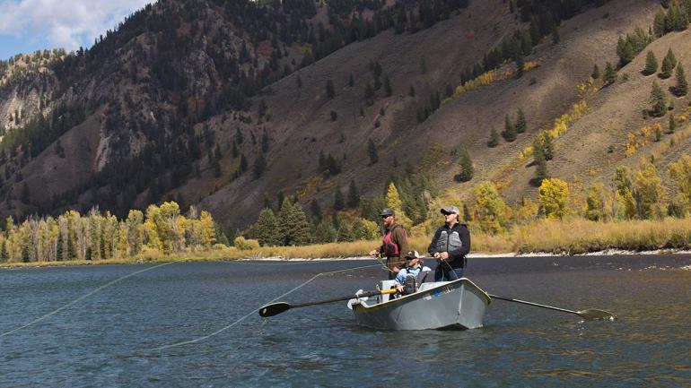 Pêche à la truite dans Teton County