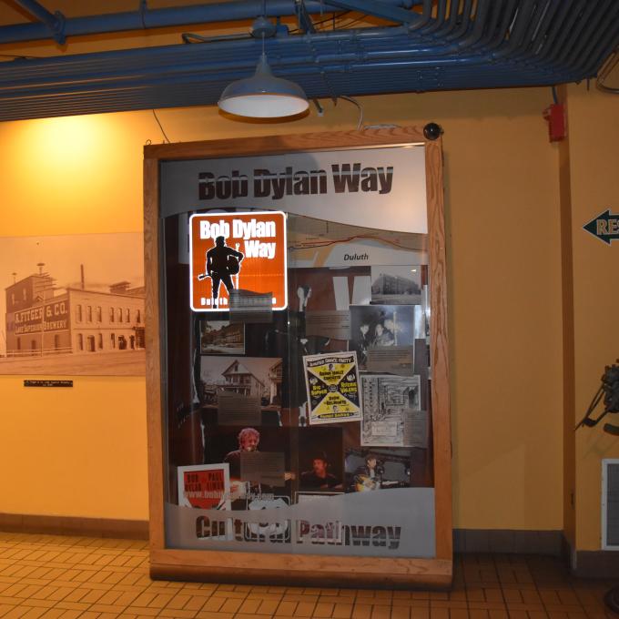 Memorabilia celebrating Duluth native Bob Dylan Memorabilia celebrating Duluth native Bob Dylan