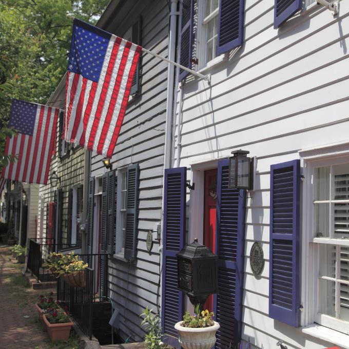 Traditional architecture of Old Town Alexandria, Virginia Traditional architecture of Old Town Alexandria, Virginia
