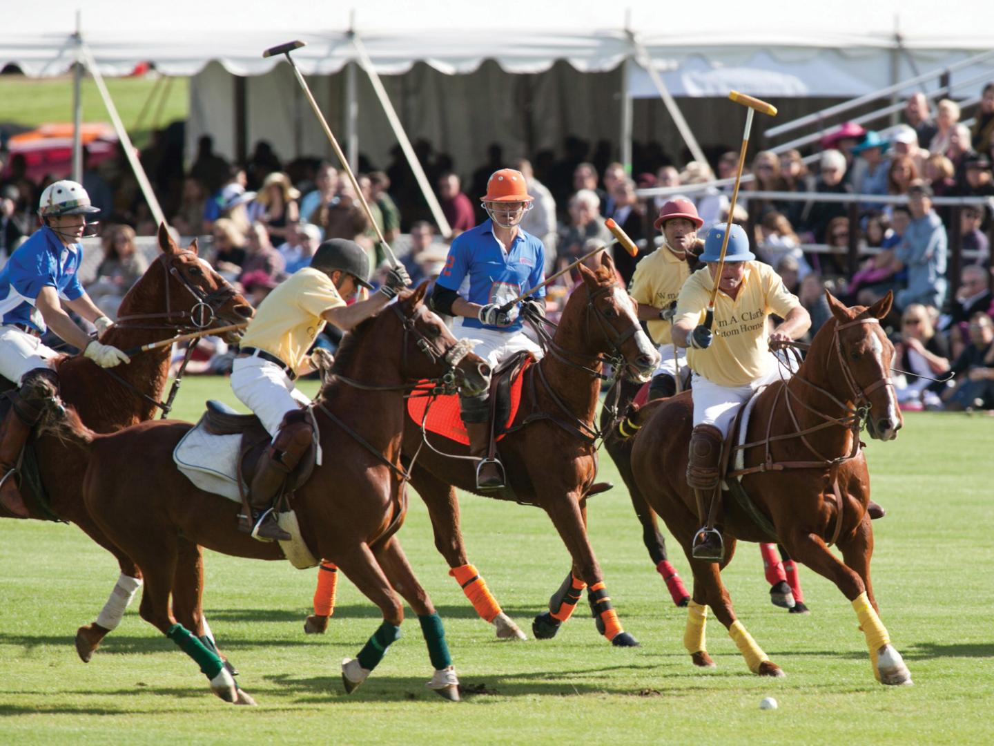 Spannendes Polo-Match bei den Bentley Scottsdale Polo Championships in Arizona