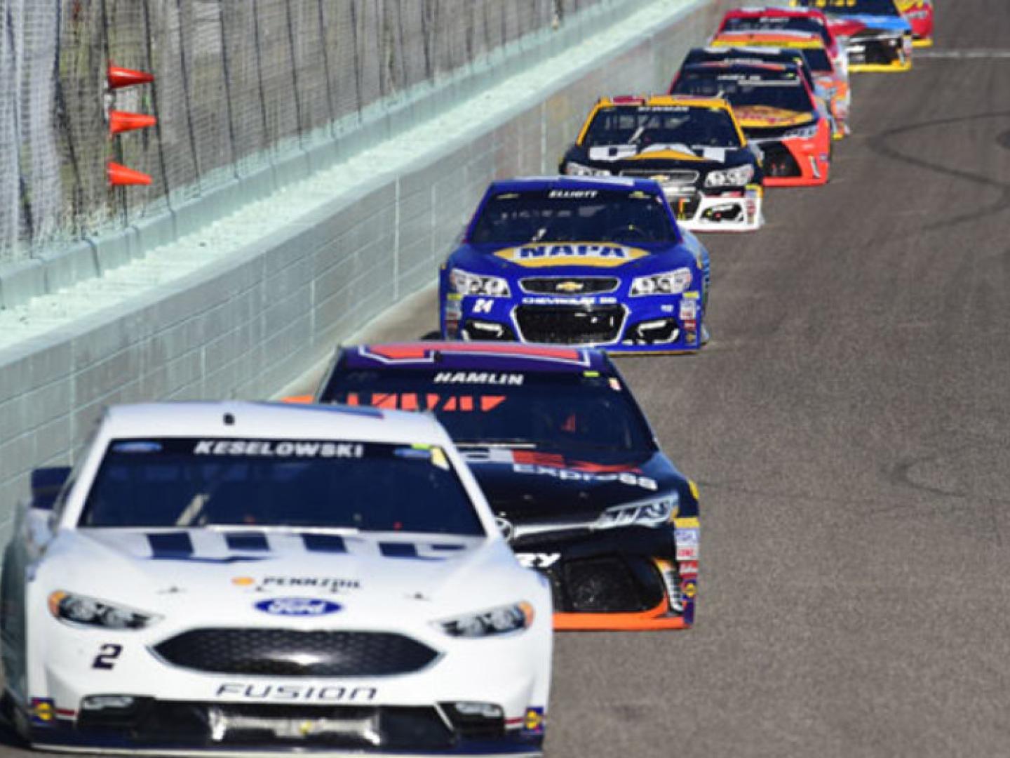 NASCAR’s Ford Championship Weekend en el circuito de carreras Homestead-Miami Speedway en Florida
