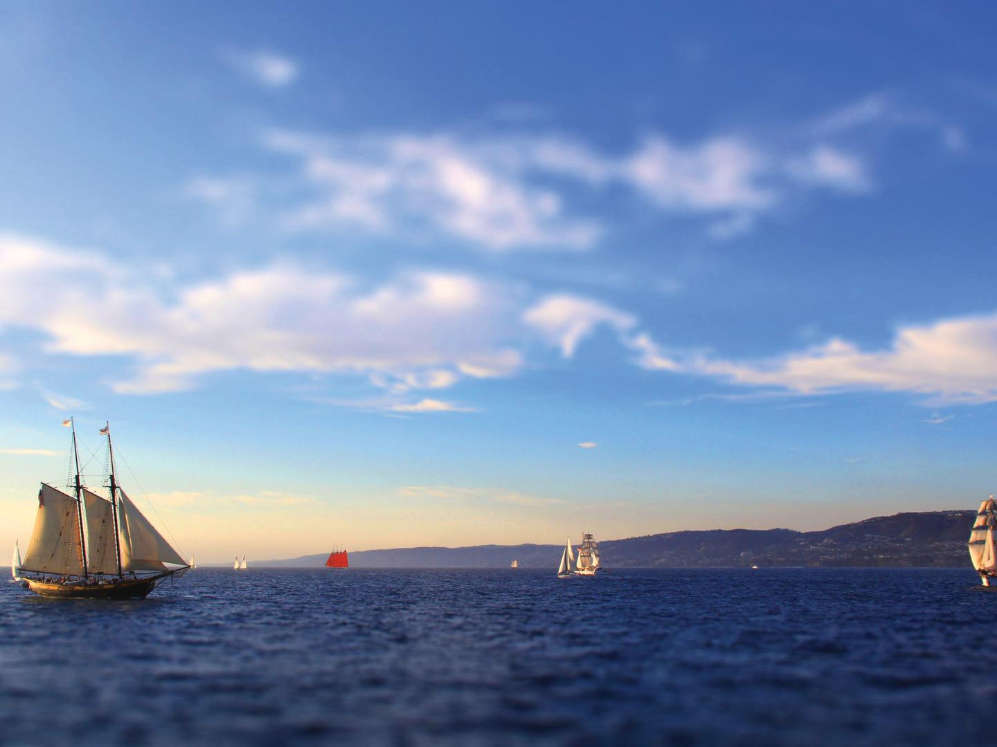 Das jährliche Tall Ships Festival in Dana Point, Kalifornien