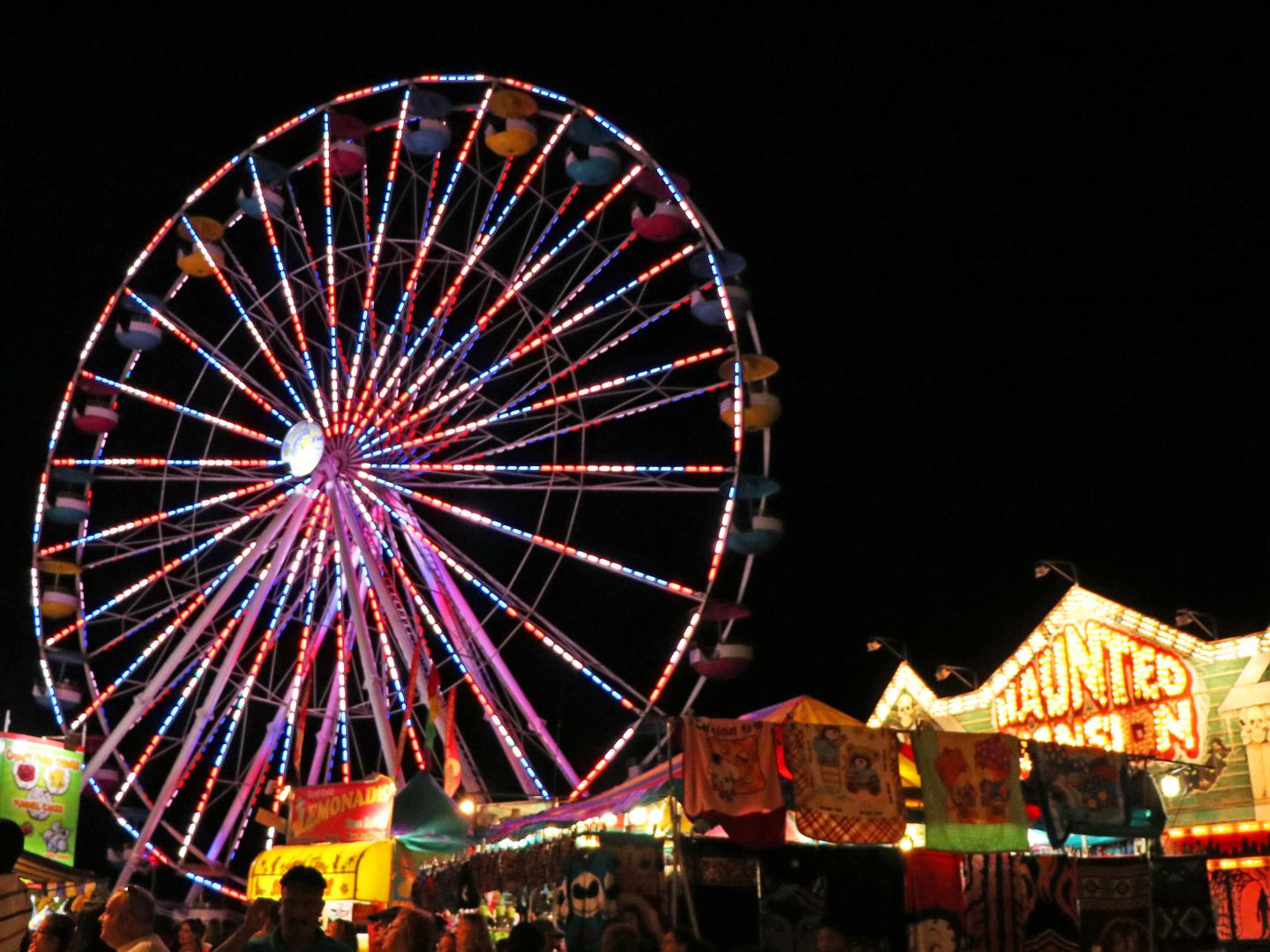 Midway no St. Lucie County Fair na Flórida