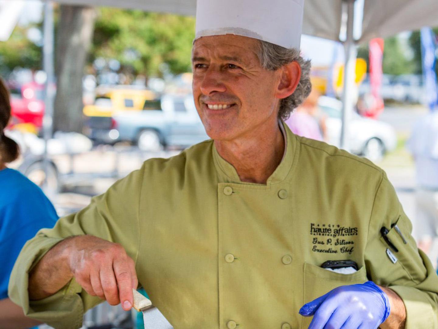 Chef cuisinier au Pensacola Seafood Festival, en Floride