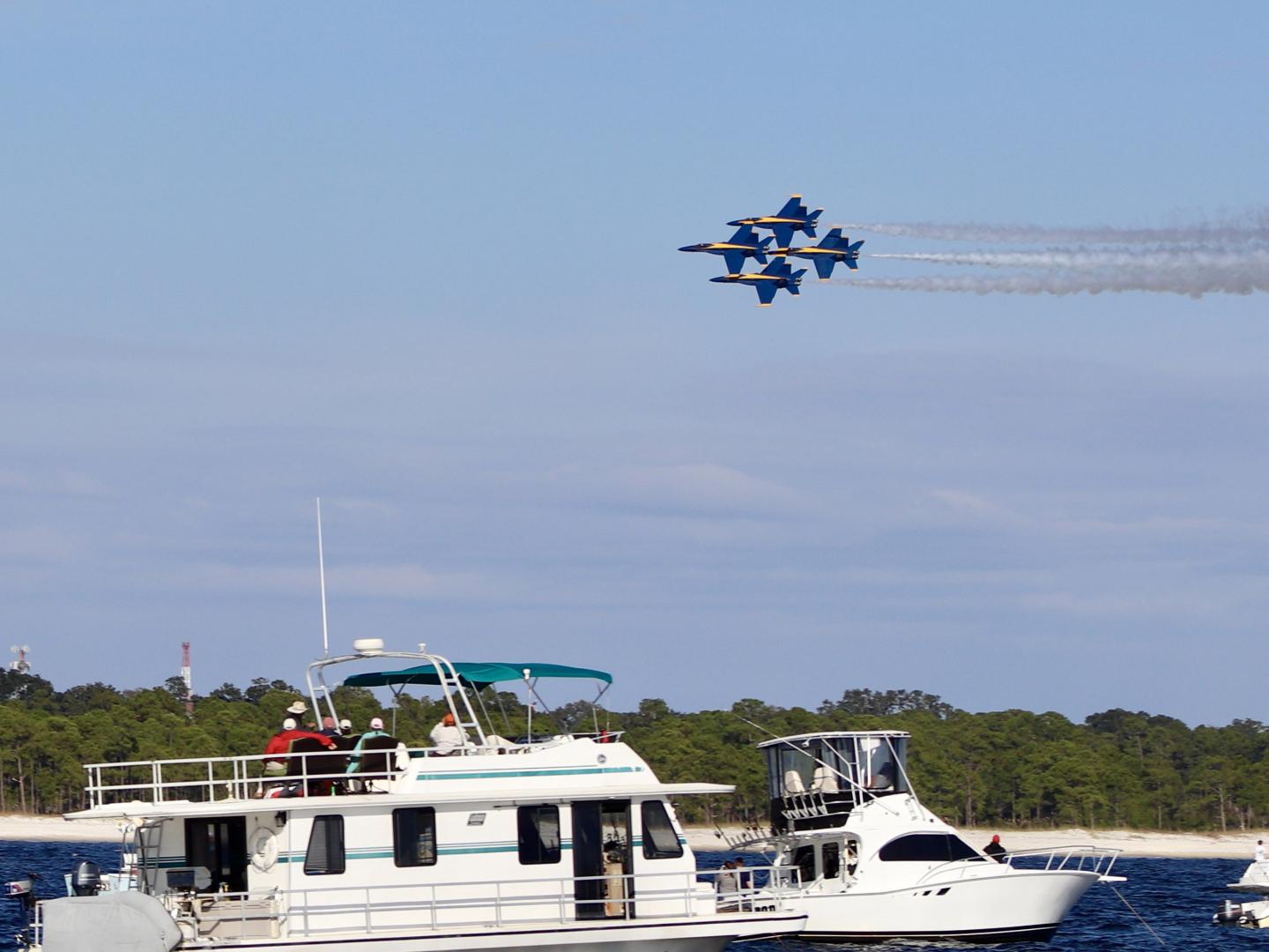 Spectacle aérien des Blue Angels à Pensacola, Floride