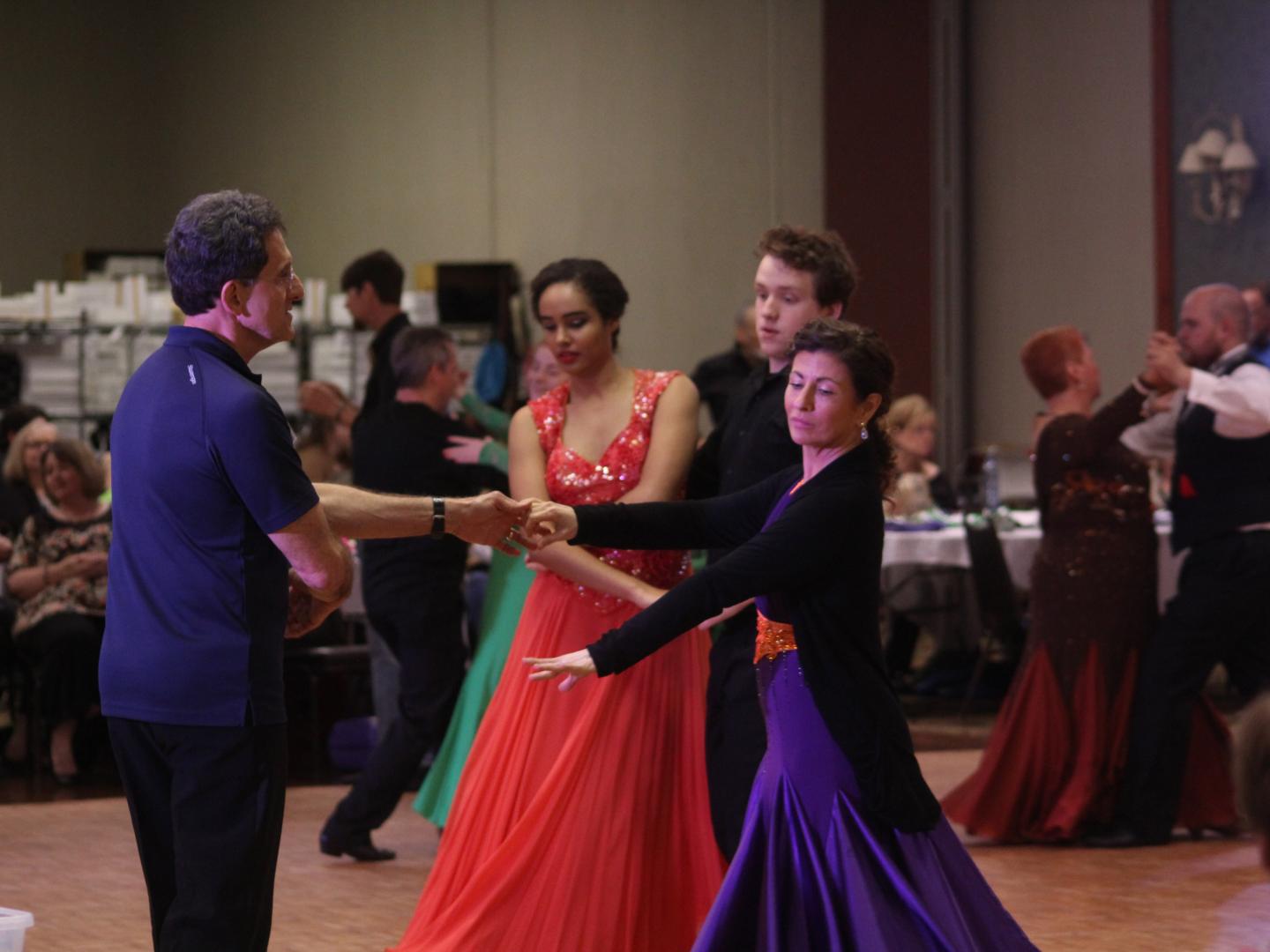 Danseurs participant à l’événement Dancing with the King à Tupelo, Mississippi