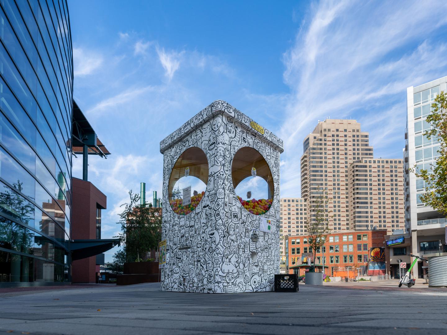 密西根州大急流城年度“艺术奖”上展出的艺术品