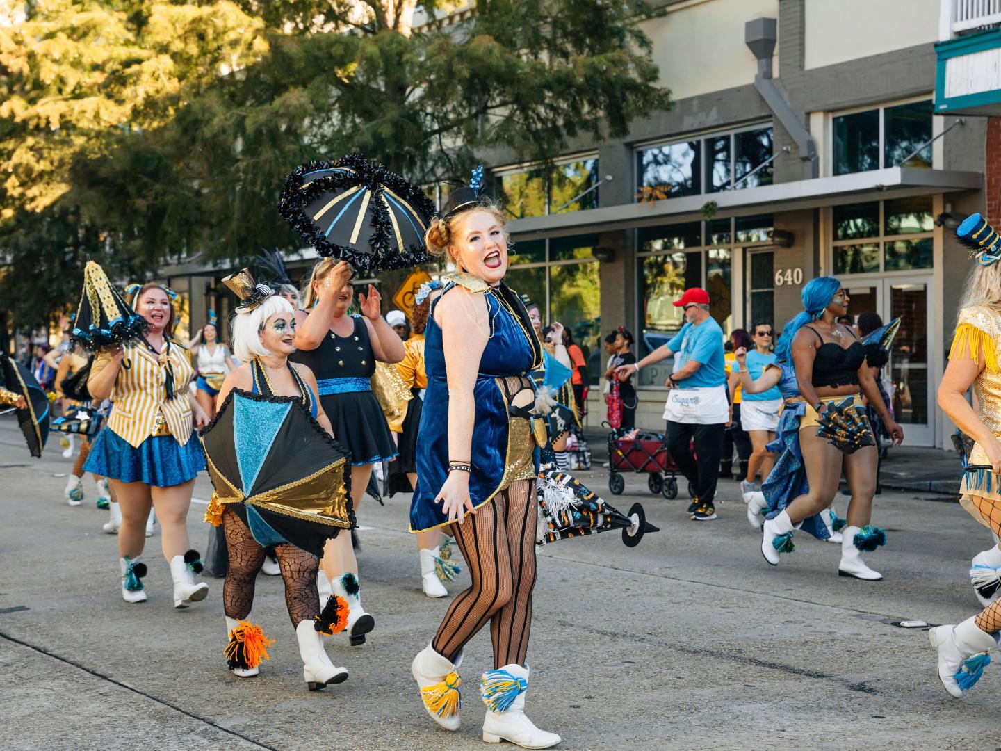 The Fifolet Halloween Parade in Baton Rouge, Louisiana