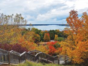 Brilliant fall colors along Mt. Pisgah in Holland, Michigan Brilliant fall colors along Mt. Pisgah in Holland, Michigan