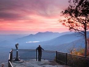 Captivating views of the Blue Ridge Mountains from Caesars Head State Park near Greenville, South Carolina Captivating views of the Blue Ridge Mountains from Caesars Head State Park near Greenville, South Carolina