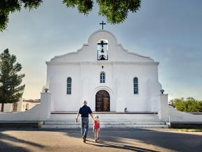 The Presidio Chapel of San Elizario on the El Paso Mission Trail The Presidio Chapel of San Elizario on the El Paso Mission Trail