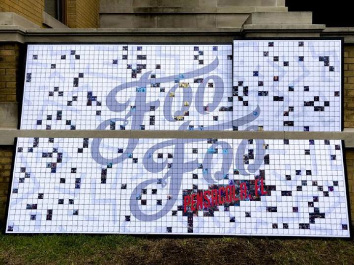 Œuvre d’art en l’honneur du Foo Foo Festival à Pensacola, Floride