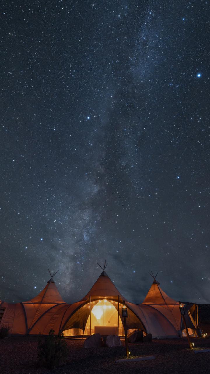 Glamping under the stars near Bryce Canyon National Park in Utah
