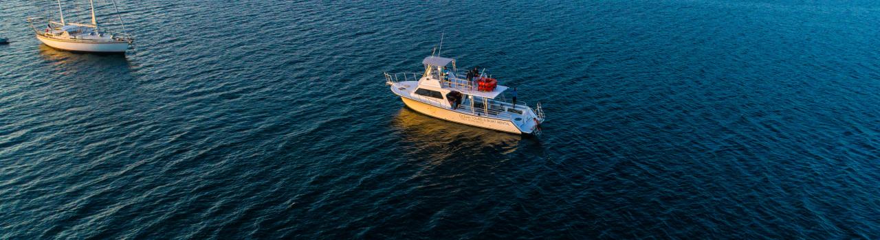 Bateau au large de Porto Rico