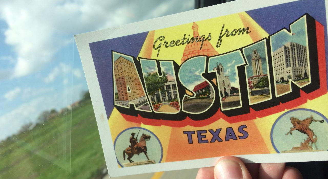Cartão-postal de Austin