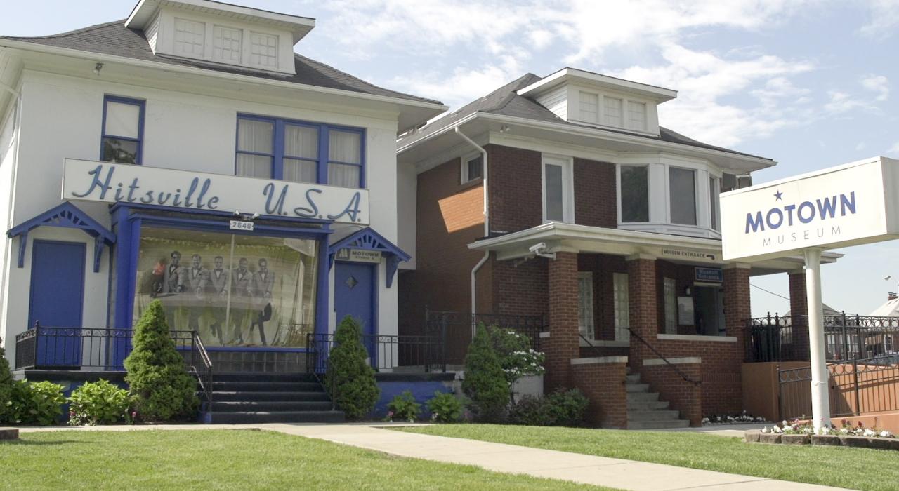 Ingreso a Hitsville U.S.A. y el Motown Museum en Detroit, Michigan