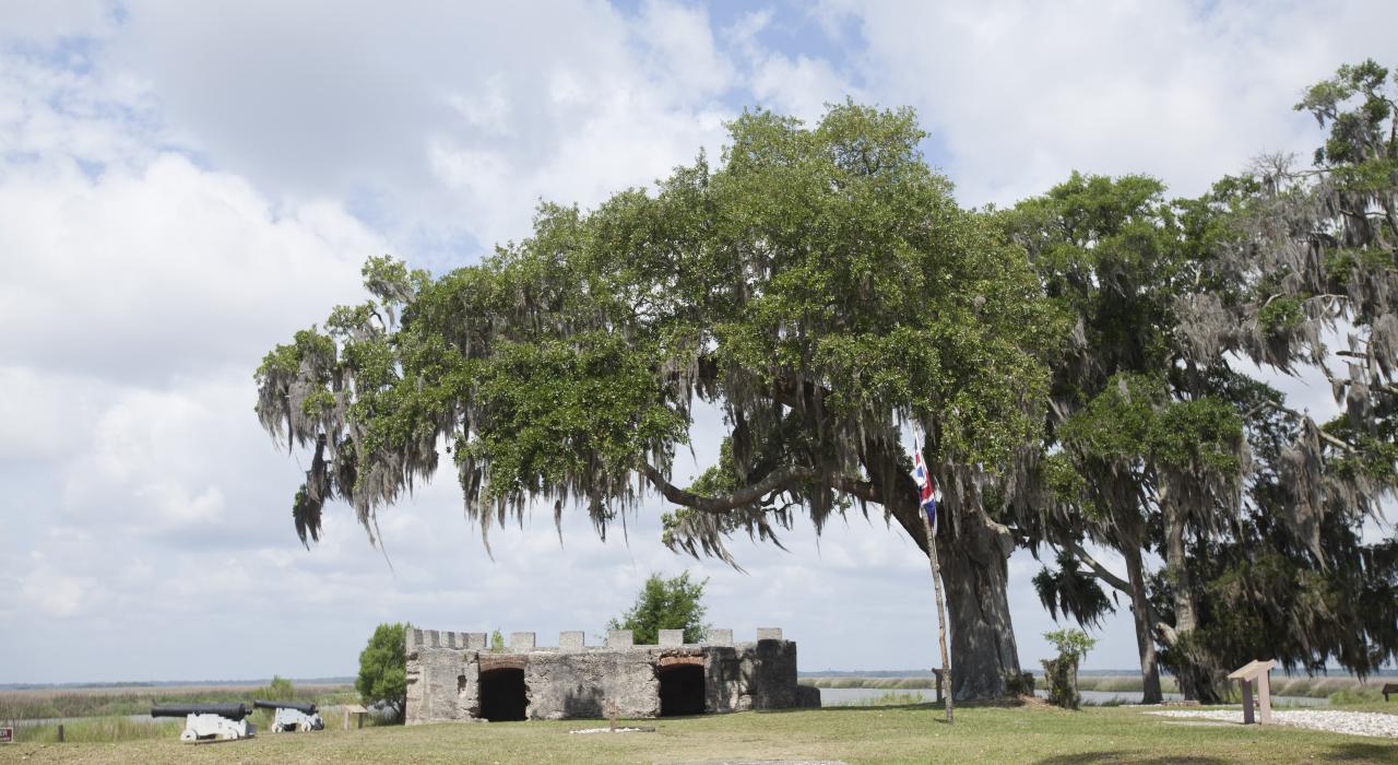 Fort Frederica National Monument em St. Simons, Georgia
