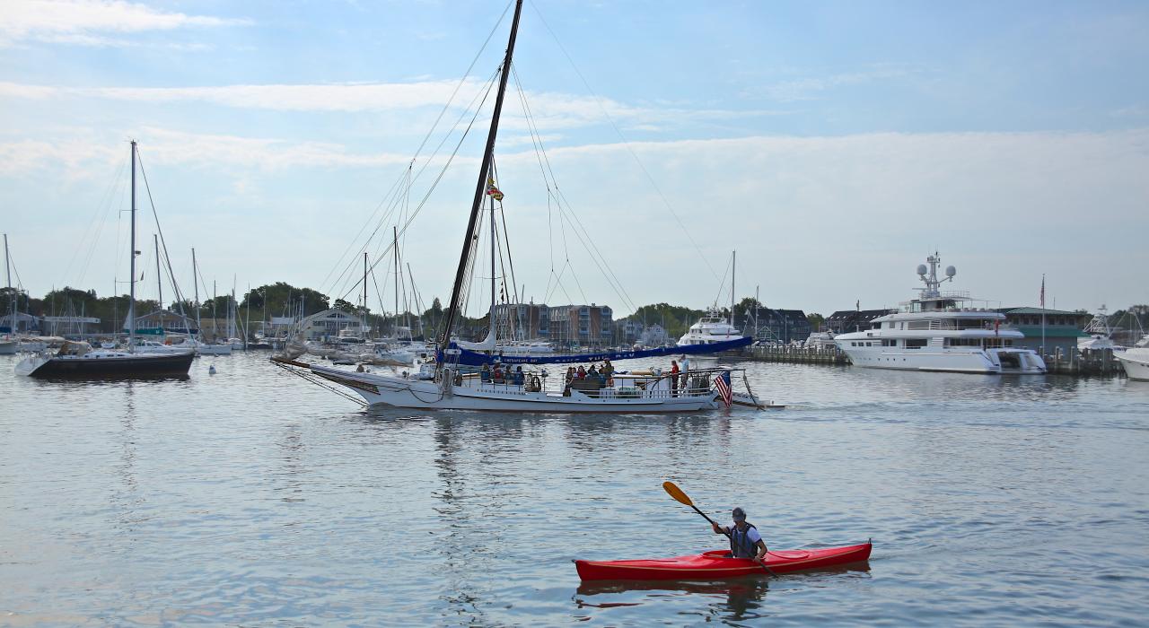 Kayaking Chesapeake Bay, Annapolis