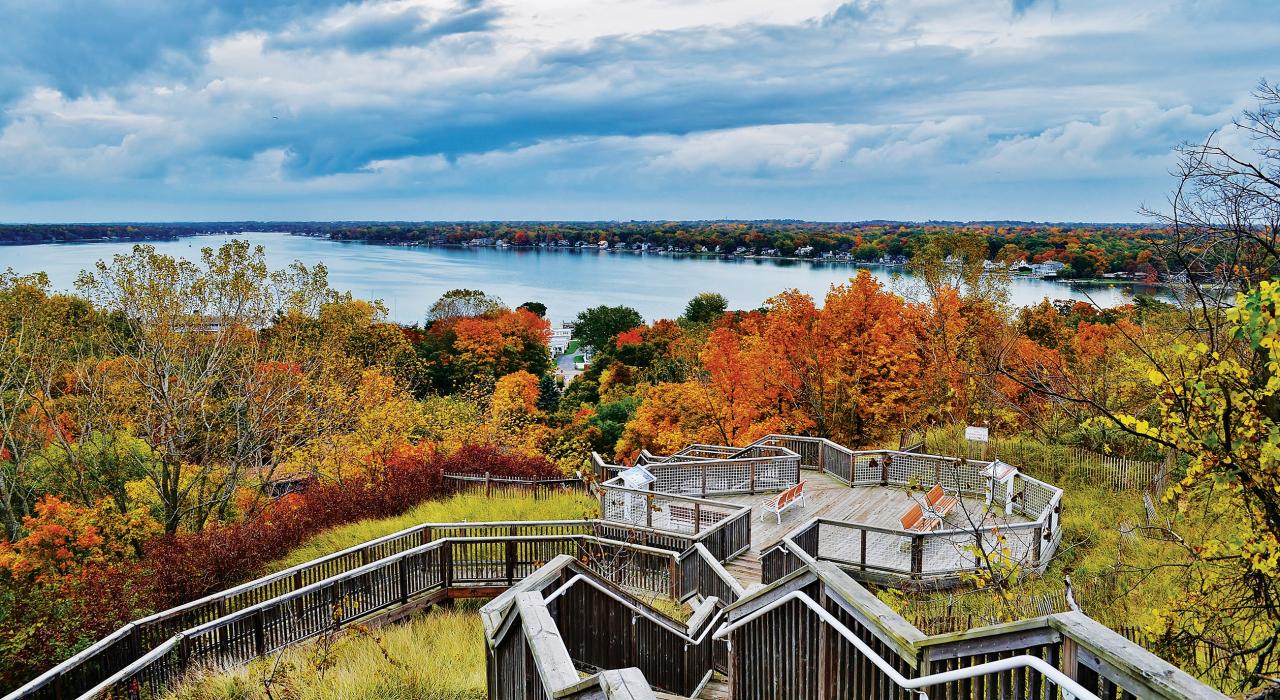 Mt. Pisgah as the leaves are beginning to turn