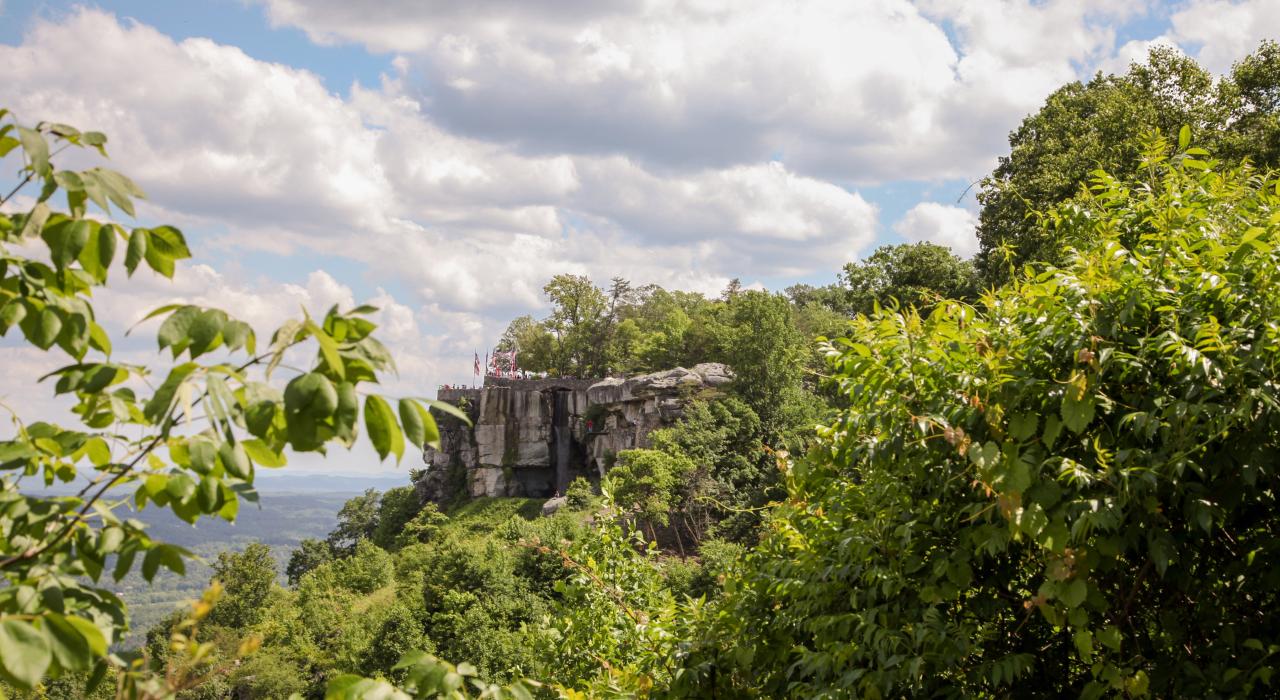 View from Lovers’ Leap in Chattanooga, Tennessee