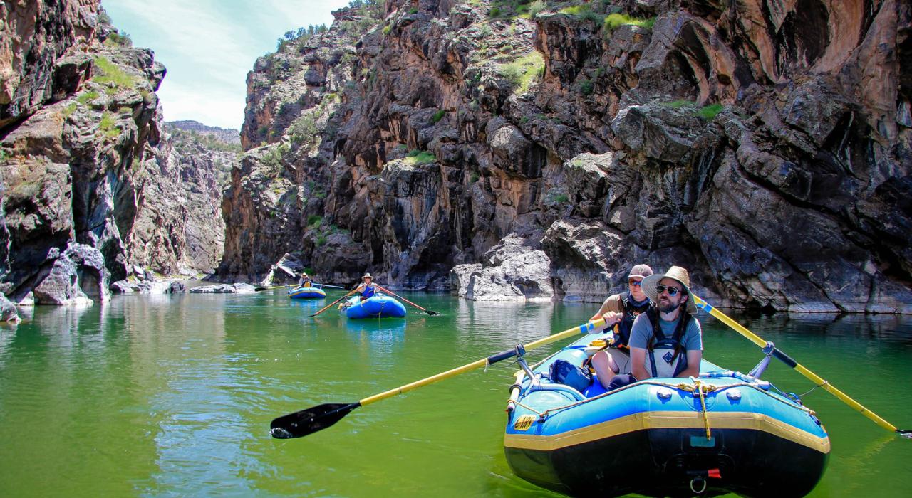 Rafting trip through Gunnison Gorge National Conservation Area