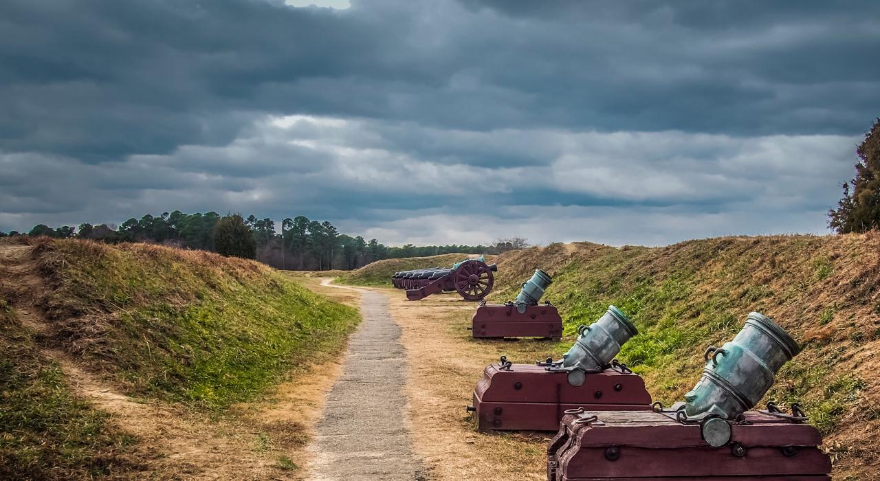 約克鎮戰場的迫擊砲