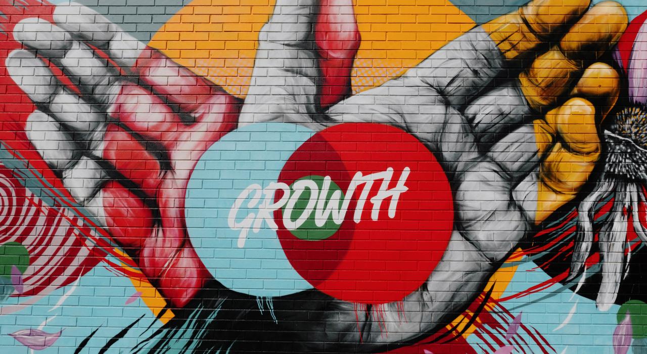 Une des peintures murales du quartier Eastern Market de Détroit, Michigan