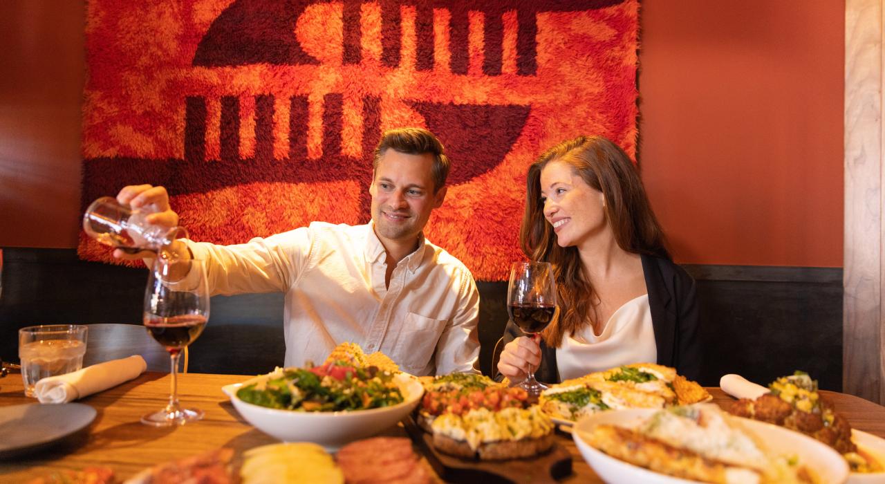 Moderne italienische Küche in der Postino Wine Bar