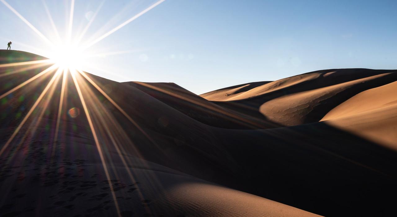 Dramatic landscapes at Great Sand Dunes National Park and Preserve