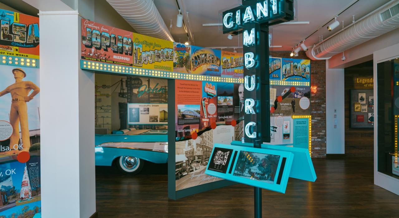 Recuerdos históricos en exhibición en el History Museum en Square en Springfield